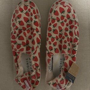 Vionic Red Strawberry Slip-On Sneakers